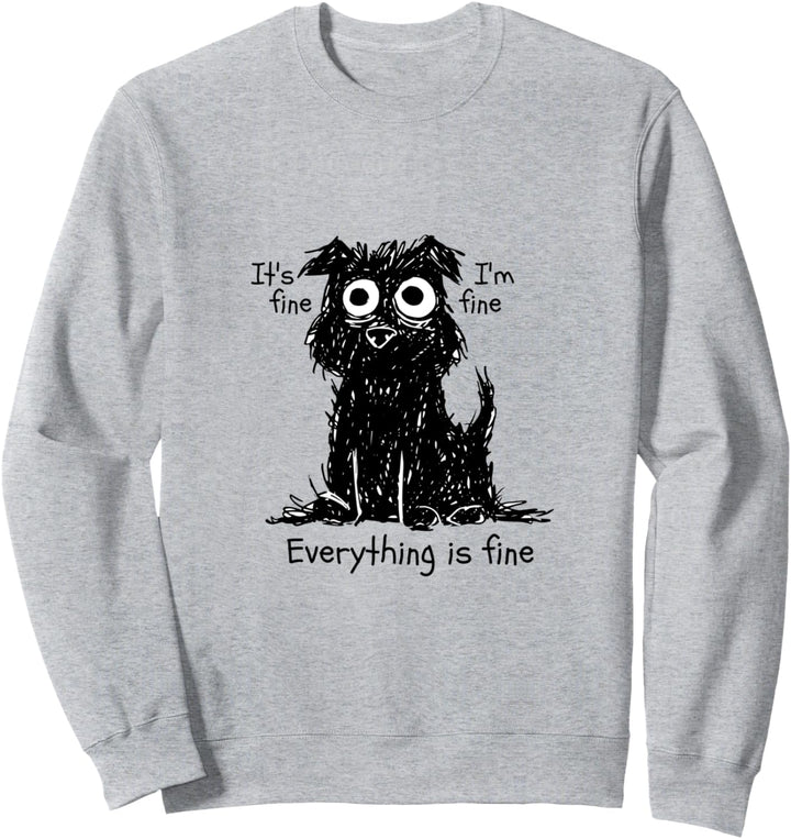 Kleidung mit Hundespruch Sweatshirt
