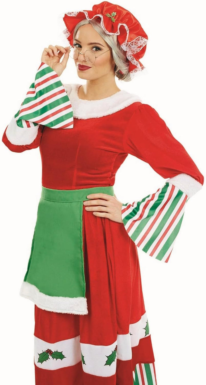 Fun Shack Weihnachtsfrau Kostüm Damen, Festliches Halloween Kostüm, M M Rot, M Rot