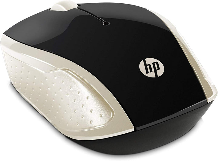 HP 200 (2HU84AA) kabellose Maus (1.000 dpi, 3 Tasten, Scrollrad, USB dongle) schwarz / silber Schwar