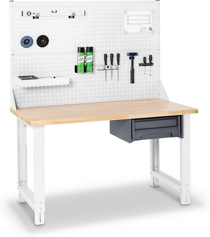 bott perfo Bügelhaken, 5 Stück mit Doppelaufnahme für perfo Lochplatten, Länge 150 mm, 14010025, 150