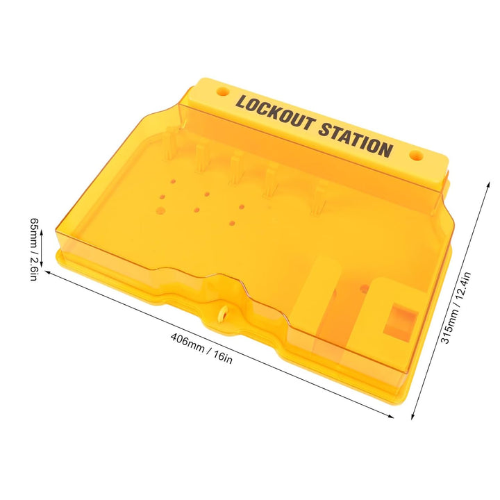 Lockout-Tagout-Station mit Loto-Geräten, Wandmontage-Lockout-Tagout-Kit-Board mit Sicherheitsvorhäng