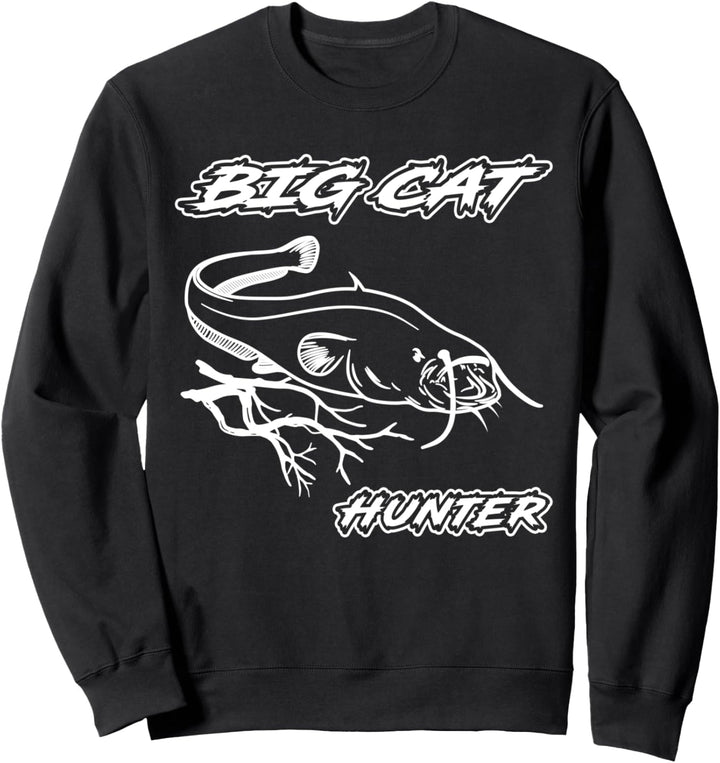 Welsangeln Big Cat Hunter Waller Silure Catfish Zielfisch Sweatshirt