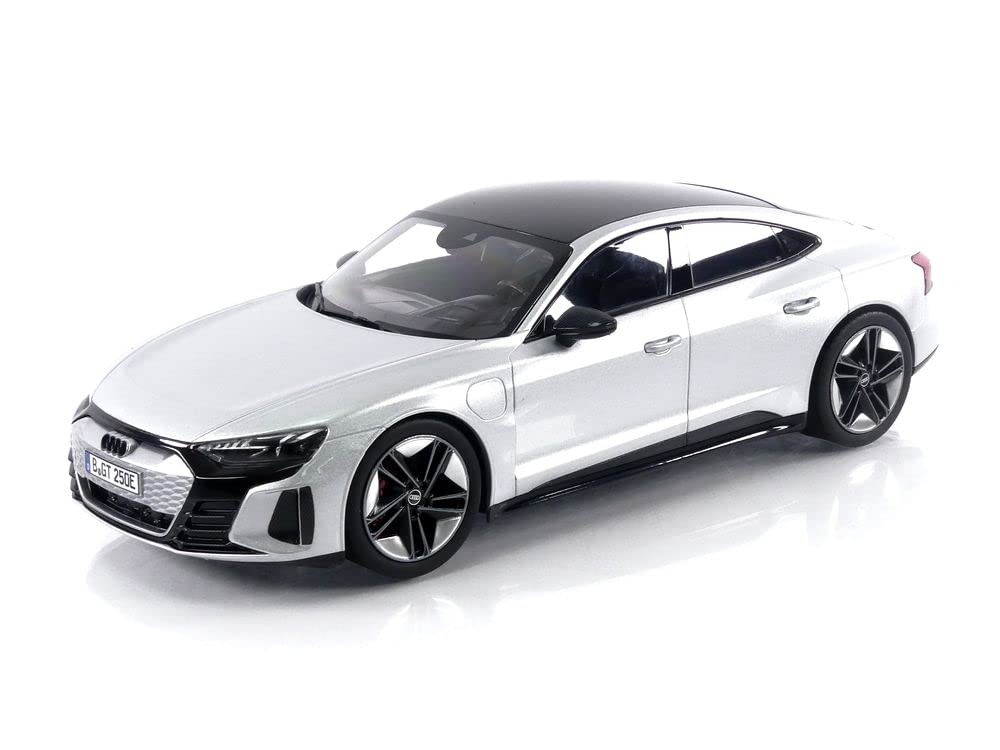 Norev kompatibel mit Audi RS E-tron GT 2021 Silber Modellauto 1:18