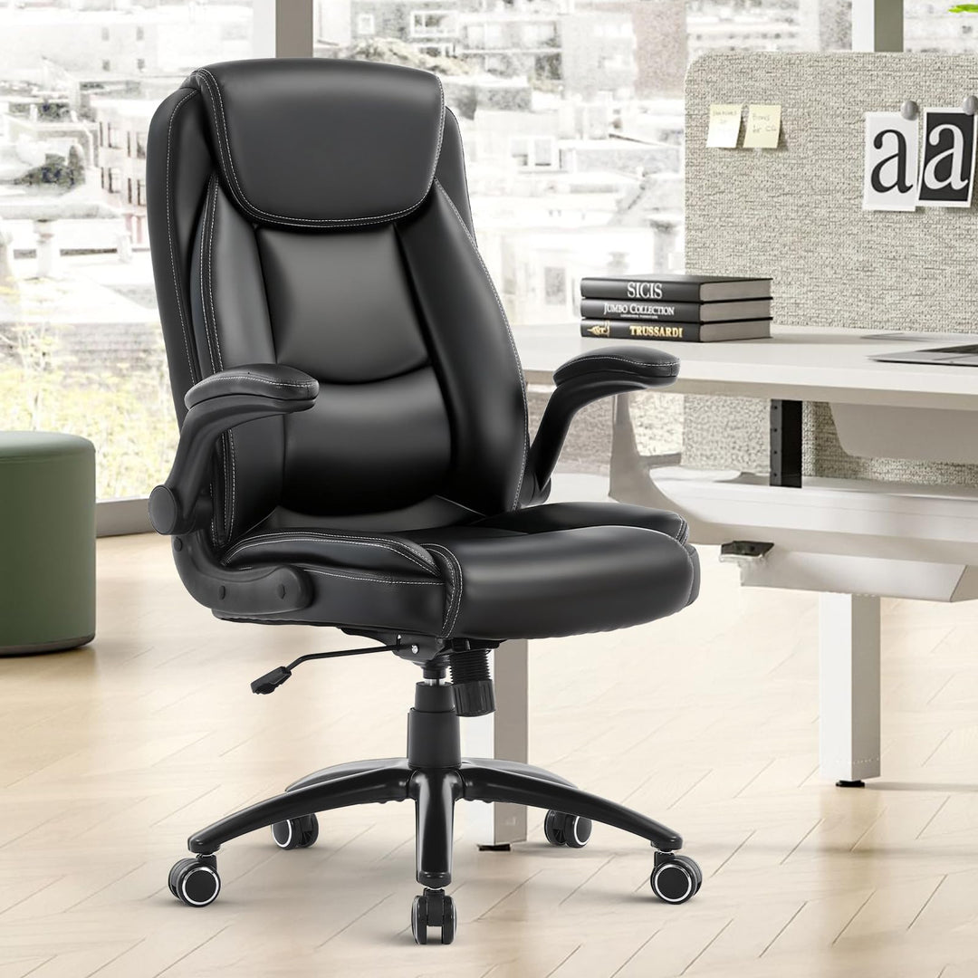 COLAMY Ergonomischer Bürostuhl, Office Bürostuhl Ergonomisch, 360° Drehung Chefsessel Schreibtischst