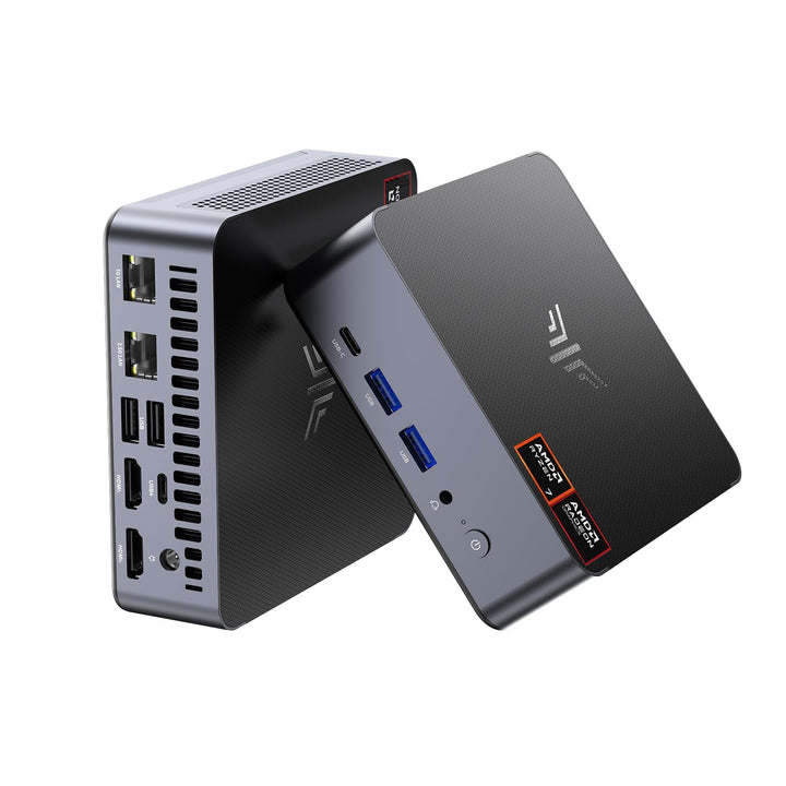 NiPoGi AM21 Mini PC ΑΜD Ryzen 7 8745HS(8C/16T,bis 4.9GHz), 32GB DDR5 5600MHz(2 * 16GB),1TB NVMe SSD(