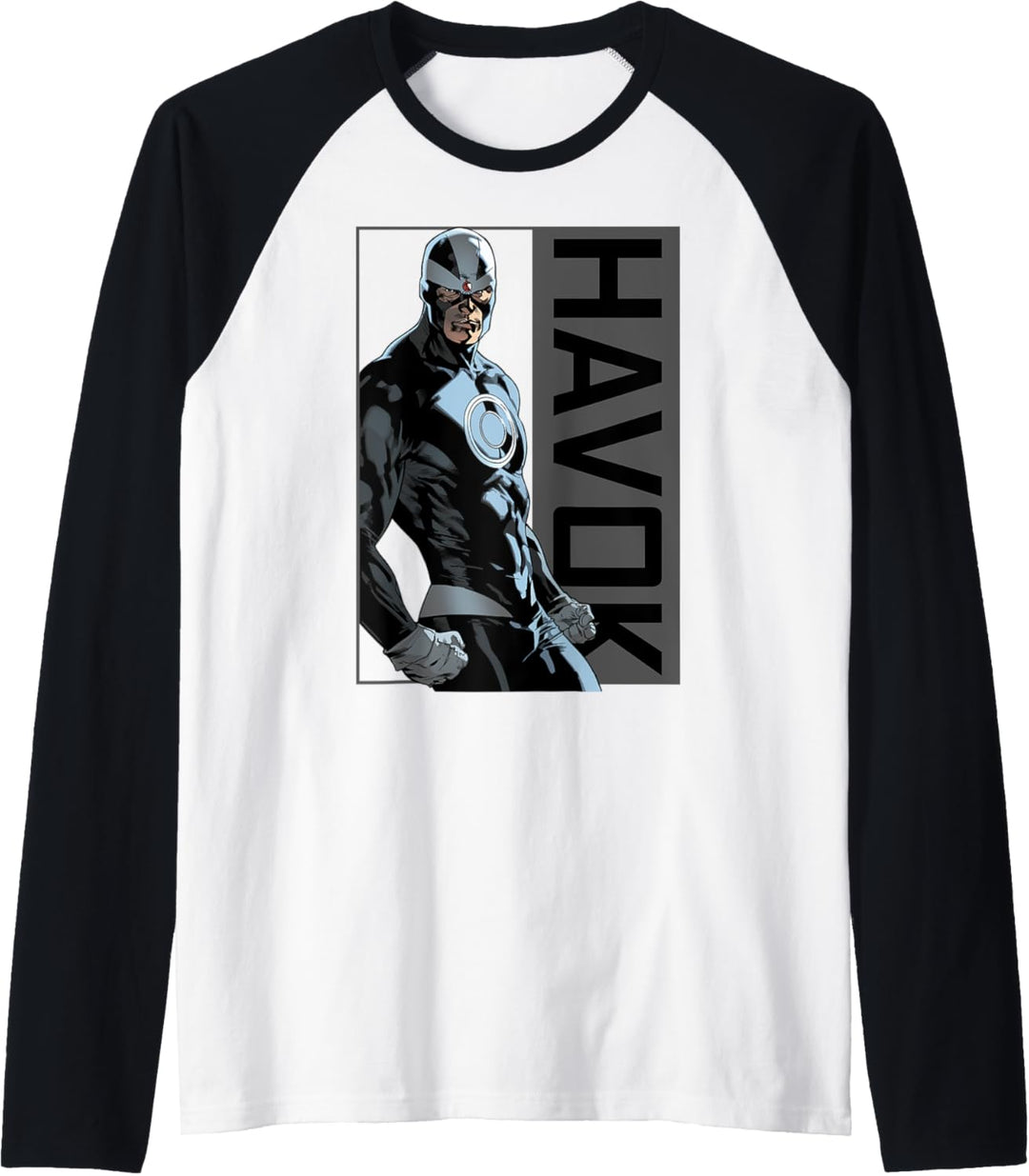 Marvel X-Men Havok Character Side Profile Raglan
