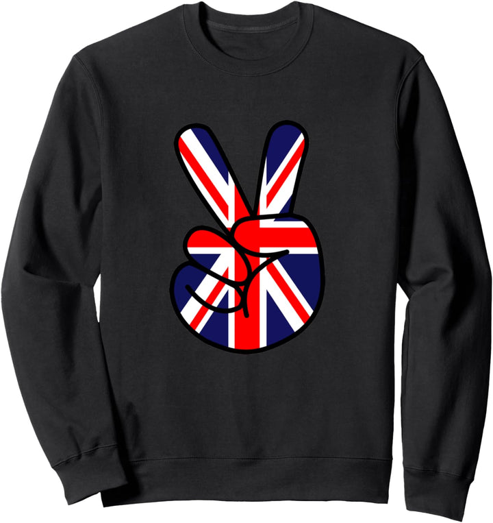 PEACE UK Flagge Sweatshirt