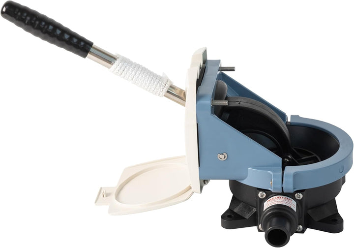 Whale BP9013 Gusher Urchin Manuelle Bilgepumpe – Thru-Deck/Bulkhead, bis zu 14,5 GPM Durchflussmenge