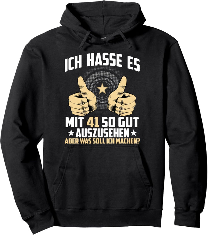 41 Jahre alter Mann Frauen Geboren 1980 41 Jahre alt Pullover Hoodie