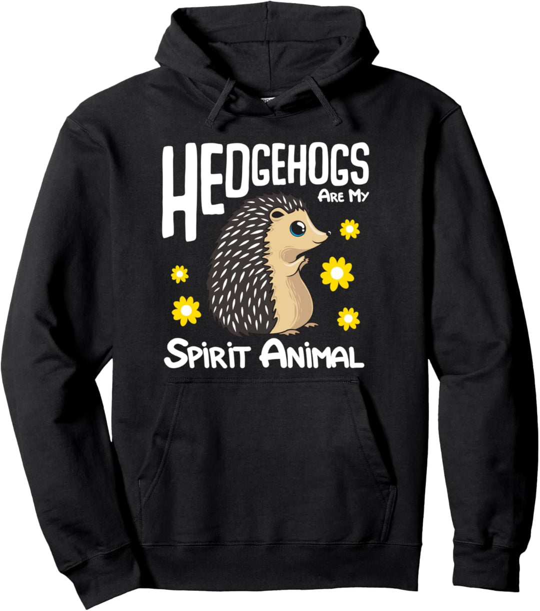 Spirit Animal Hedgehog Kleidung Kostüm Geschenk Igel Pullover Hoodie
