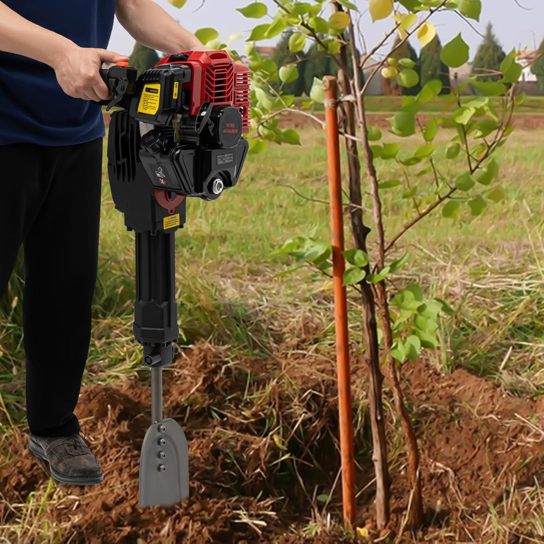 Baumgrabungsmaschine Benzinmotor Bagger tragbarer Baumgräber Gartenbaum Wurzel Ausgraber Gasbetriebe
