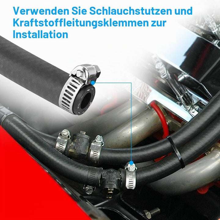 Benzinschlauch 4mm Innendurchmesser 6 Meter Kraftstoffschlauch Dieselschlauch Ölschlauch Dieselleitu