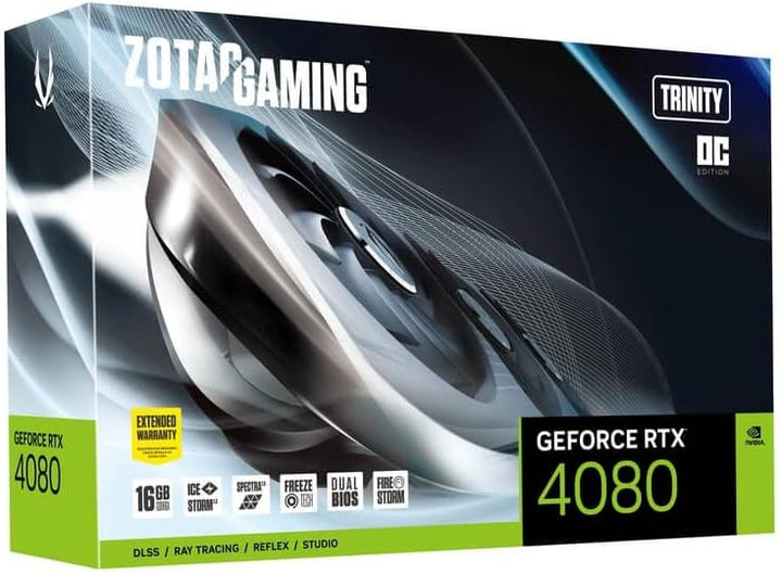 Zotac GEFORCE RTX 4080 Trinity OC NVIDIA 16 GB GDDR6