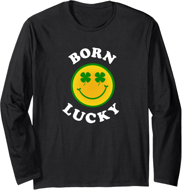 Geboren Glücklich Langarmshirt