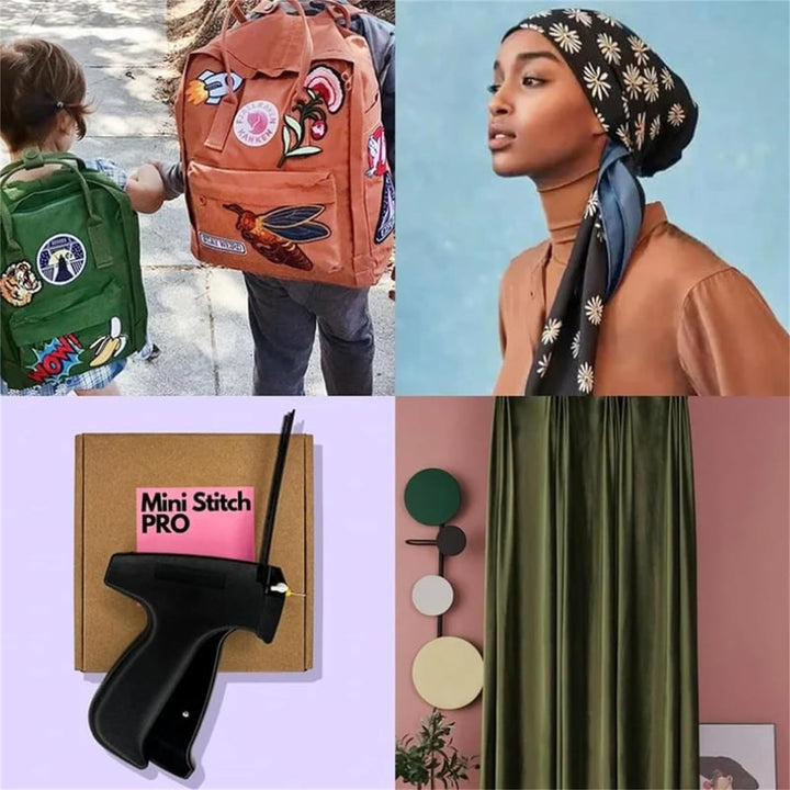 Quick Clothing Fixer,Mini Quick Repair Garment Sewing Machine,Quilt Tacking Gun,Instant Button Garme