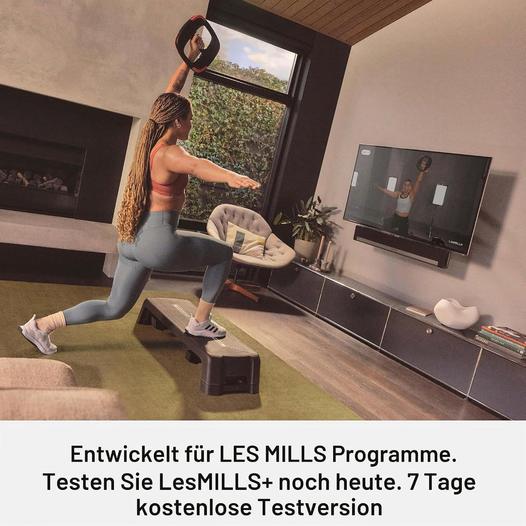 Les Mills™ SMARTSTEP™ Adjustable Dual Purpose Cardio and Strength Step Platform System with Built In