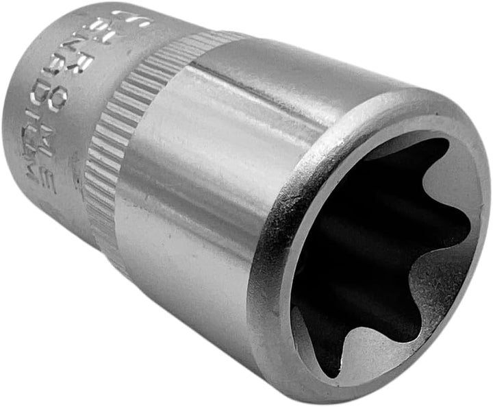Alkan Steckschlüssel-Einsätze E10-E24, 1/2" Zoll-Antrieb für E-Profil aussen Torx Schrauben - E10 -