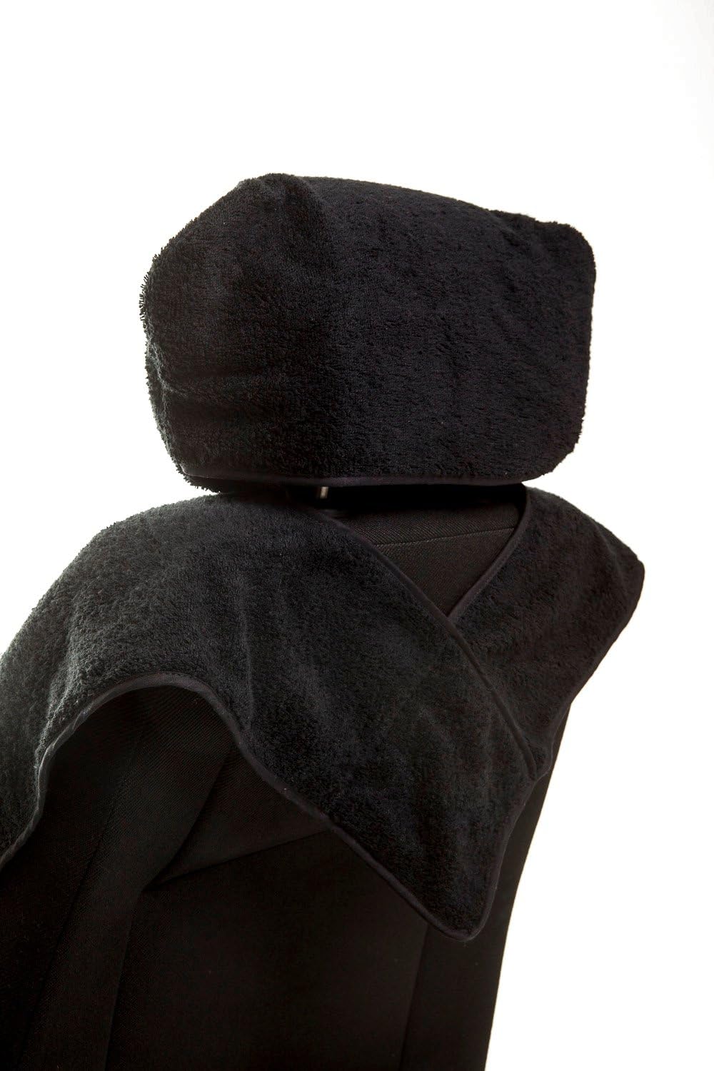 fixcape Baumwolle Schonbezug Autositz vorne universal schwarz, Auto-Sitzbezug Vordersitze Frottee, A