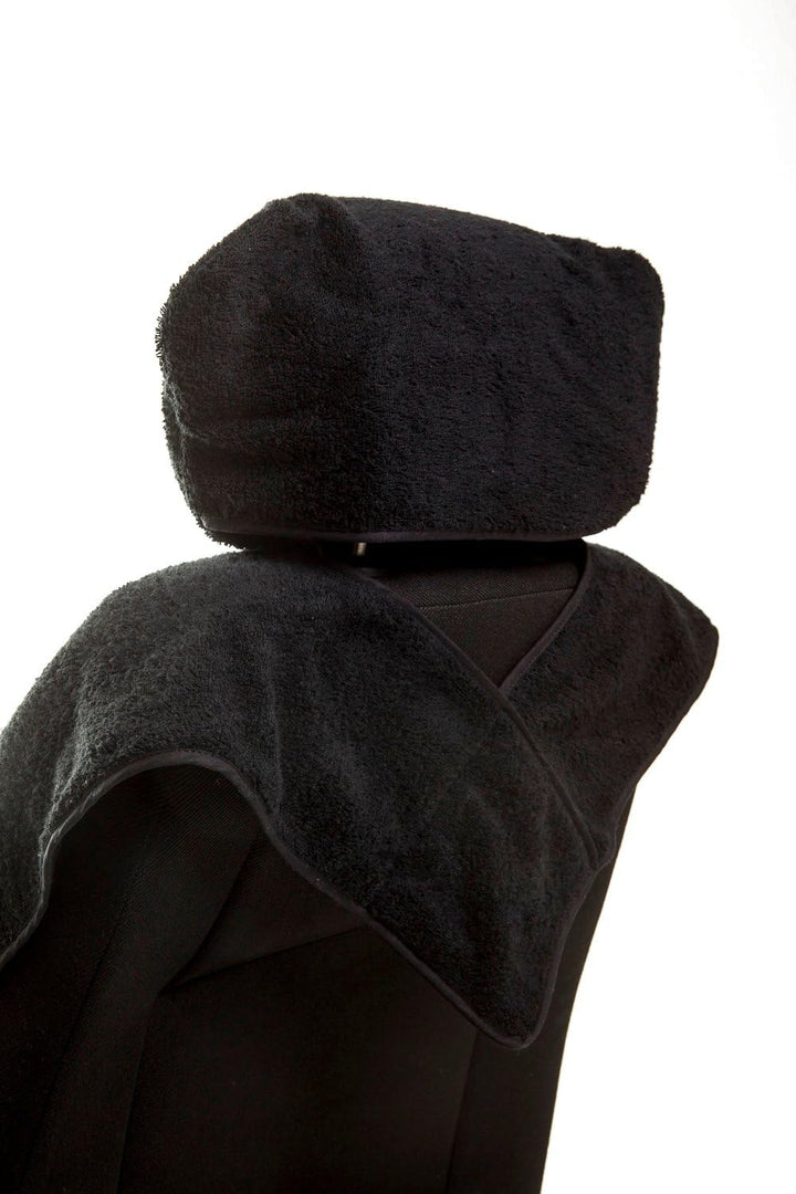 fixcape Baumwolle Schonbezug Autositz vorne universal schwarz, Auto-Sitzbezug Vordersitze Frottee, A