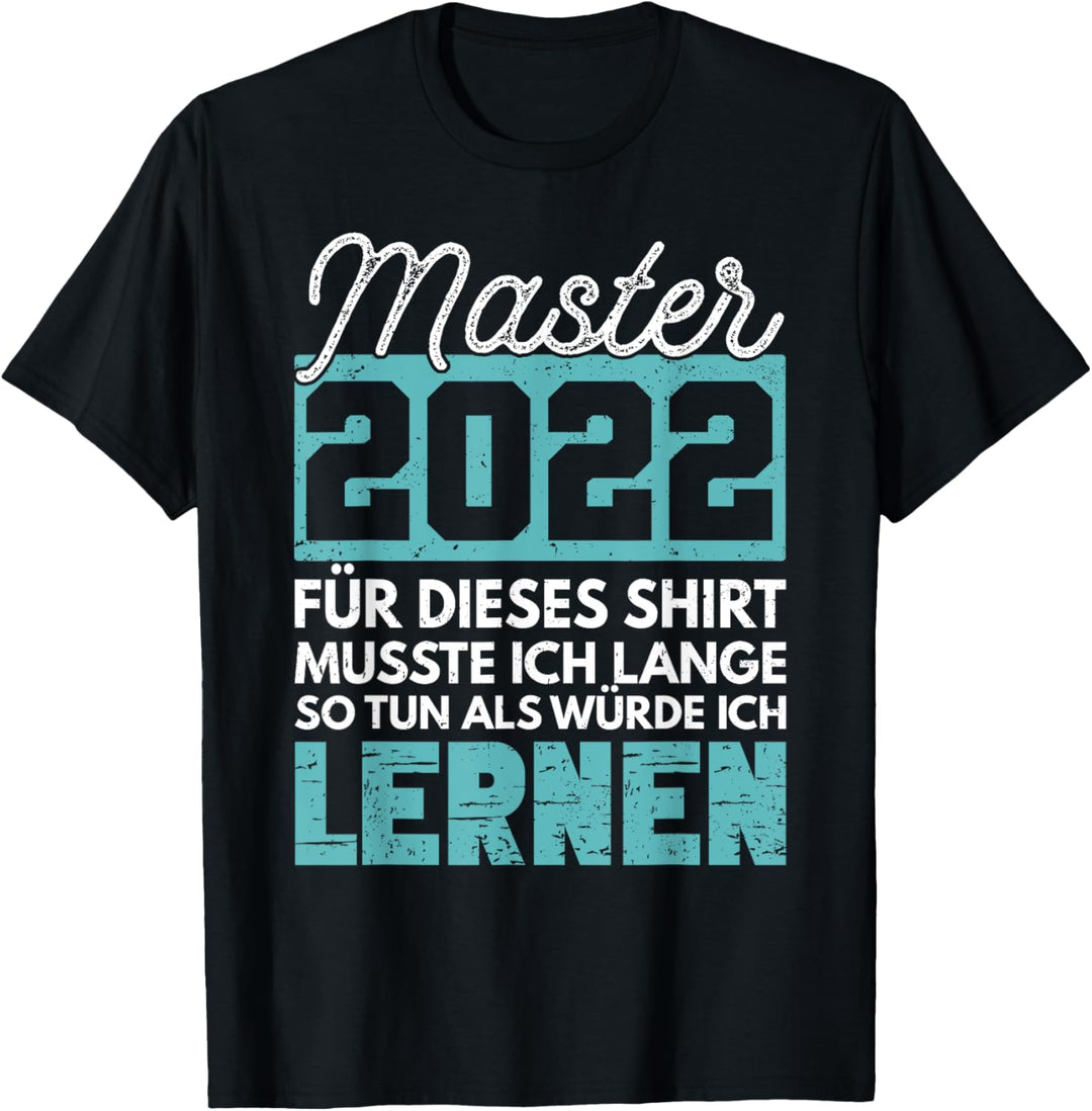 Vintage Master 2022 Abschluss Geschenk Mastertitel Absolvent T-Shirt
