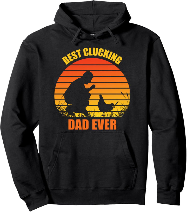 Der beste gackernde Vater aller Zeiten Lustiger Pullover Hoodie