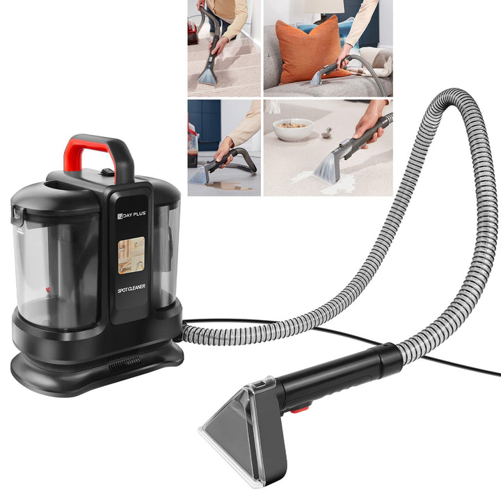 400W Polsterreiniger Gerät Teppichreiniger, 13KPa Reinigungsmaschine Nasssauger für Teppiche, Polste