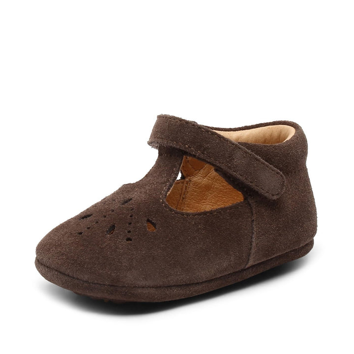 Bisgaard Mädchen Bloom First Walker Shoe 18 EU Dunkelbraun, 18 EU Dunkelbraun