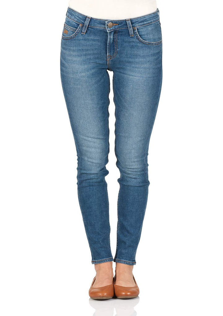 Lee Damen Pants Scarlett 26W / 33L Blau (Blue Drop Em), 26W / 33L Blau (Blue Drop Em)
