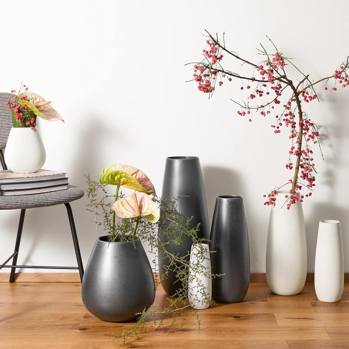 ASA Vase, Keramik, weiss, 60x23x60 cm 60x23x60 cm Weiss, 60x23x60 cm Weiss