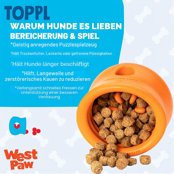 Zogoflex West PAW JUGUETE TOPPL L 10CM Verde L grün, L grün
