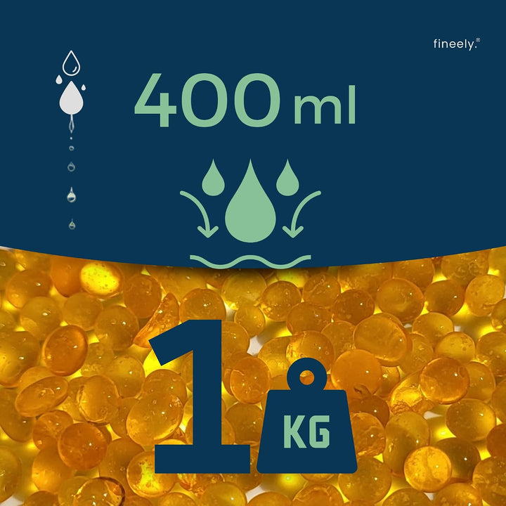 Silica Gel Entfeuchter - 25 kg mit Farbindikator Orange-Grün, 3–5 mm Kugeln, wiederverwendbar, Trock