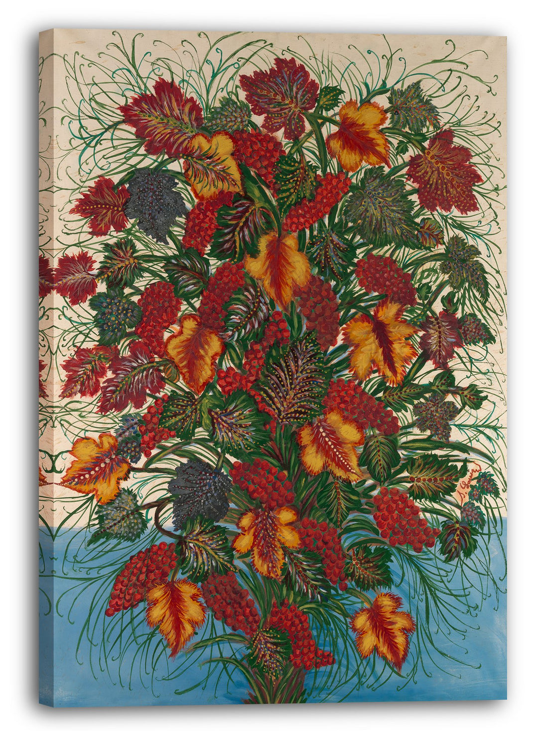 Leinwand (40x60cm): Séraphine Louis - Der grosse Blumenstrauss 60L x 40B cm, 60L x 40B cm