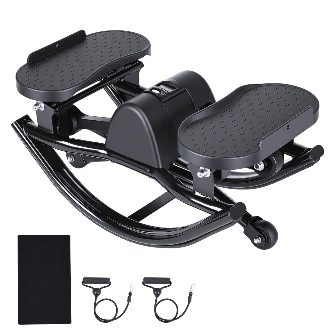 Exercise Stair Stepper für Zuhause,U-förmiger Mit einem Stromkabel kann es für Bein-/Arm-/Gesässmusk