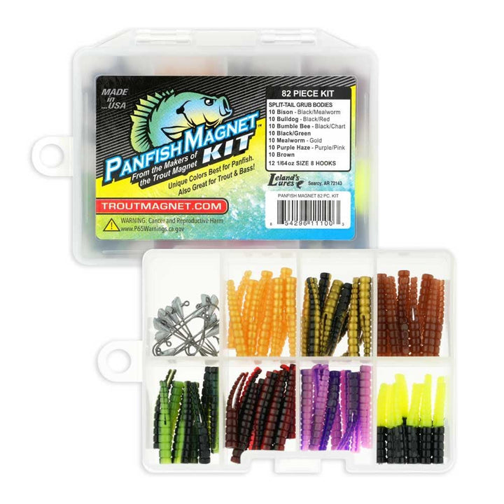 Trout Magnet Herren Panfish Magnet-Set, Mehrfarbig/Meereswellen (Ocean Tides), 15 Pack