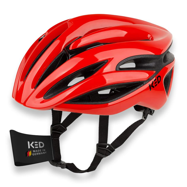 KED Rayzon Rennrad Fahrrad Helm rot 2023 M (55-59cm), M (55-59cm)