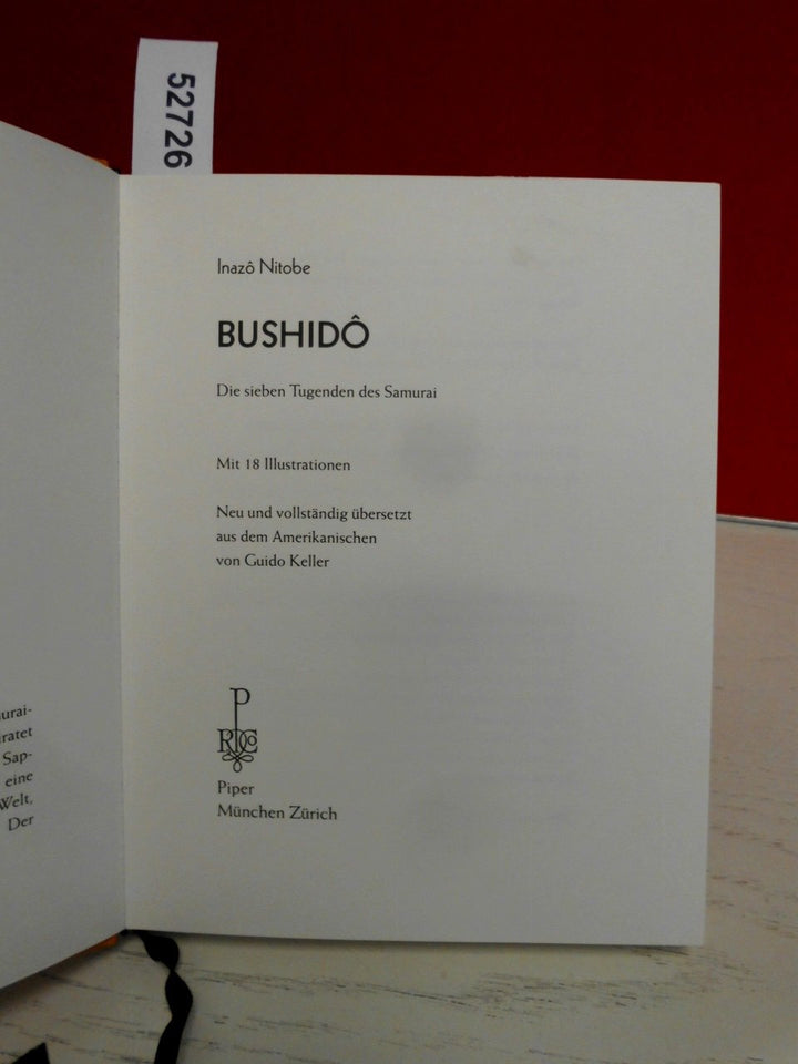 Bushidô: Die sieben Tugenden des Samurai, Gebundenes Buch