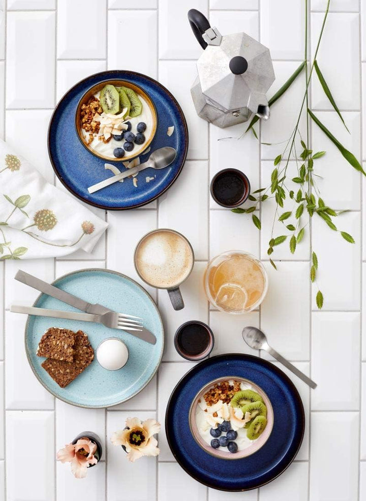BITZ Espresso Tassen Set, Espressotassen Steingut, Schöne Espressobecher aus Keramik, Dänisches Desi