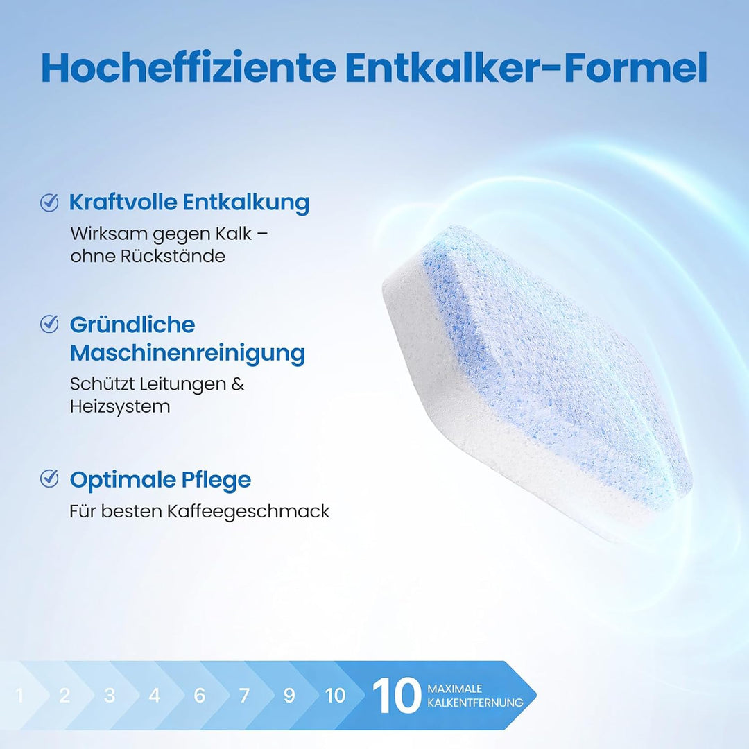 Filswa Kaffee Wasserfilter Set Ersatz für Delonghi Wasserfilter (DLSC002)
