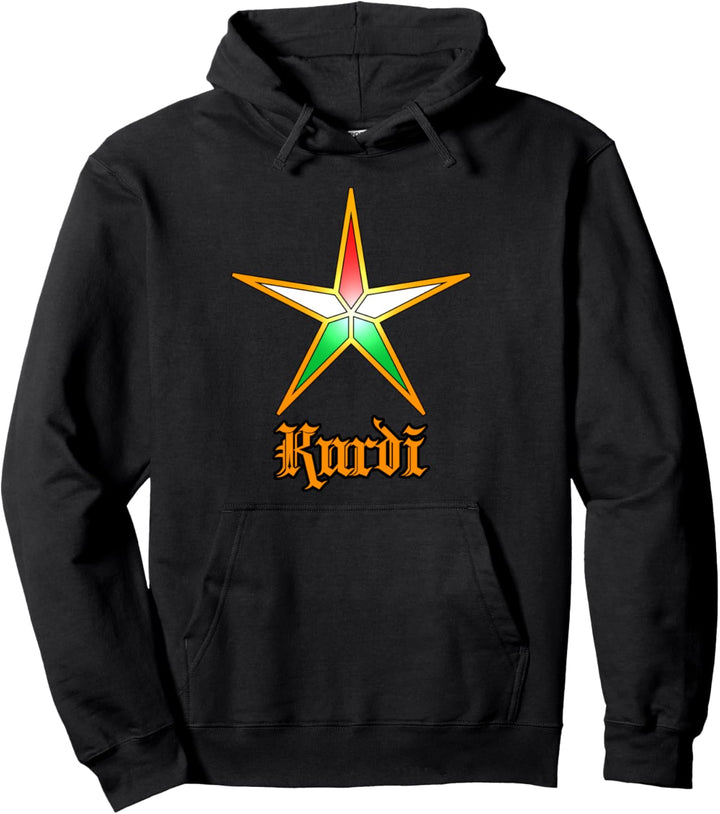 Kurdi Stern Kurdische Flagge Kurdistan Pullover Hoodie