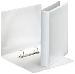 Q Connect 2 Ring Präsentation Binder – Weiss 1 weiss, 1 weiss
