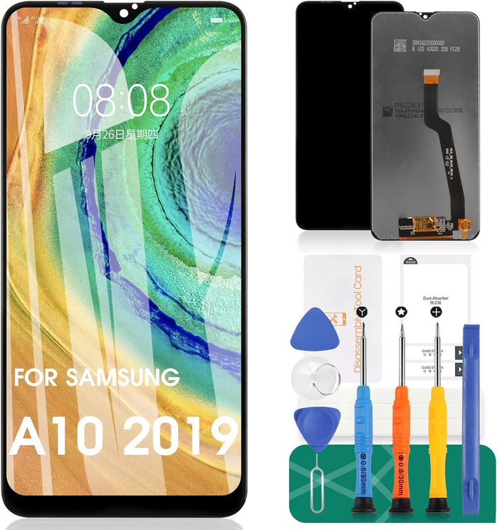 für Samsung Galaxy A10 LCD-Bildschirmersatz, für A10 2019 A105F / DS A105M / DS A105G / DS A105M Tou