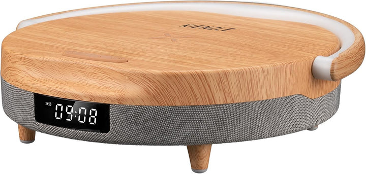 Kienzle LED Wecker mit Bluetooth 5.0 Lautsprecher und 10 W Ladepad