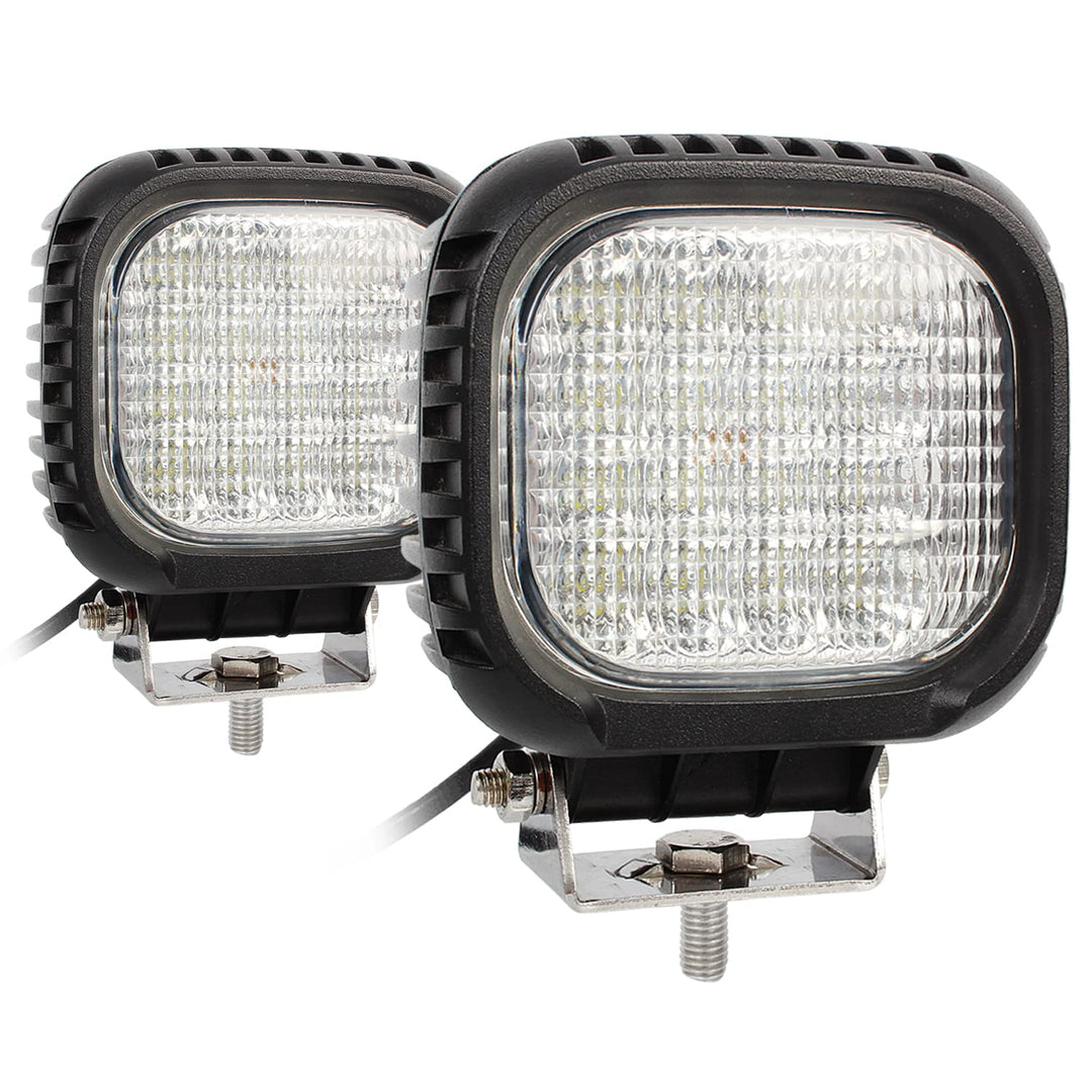 AUTOJARE 48W LED Arbeitsscheinwerfer 12V 24V Zusatzscheinwerfer Fernscheinwerfer mit Zulassung Fernl