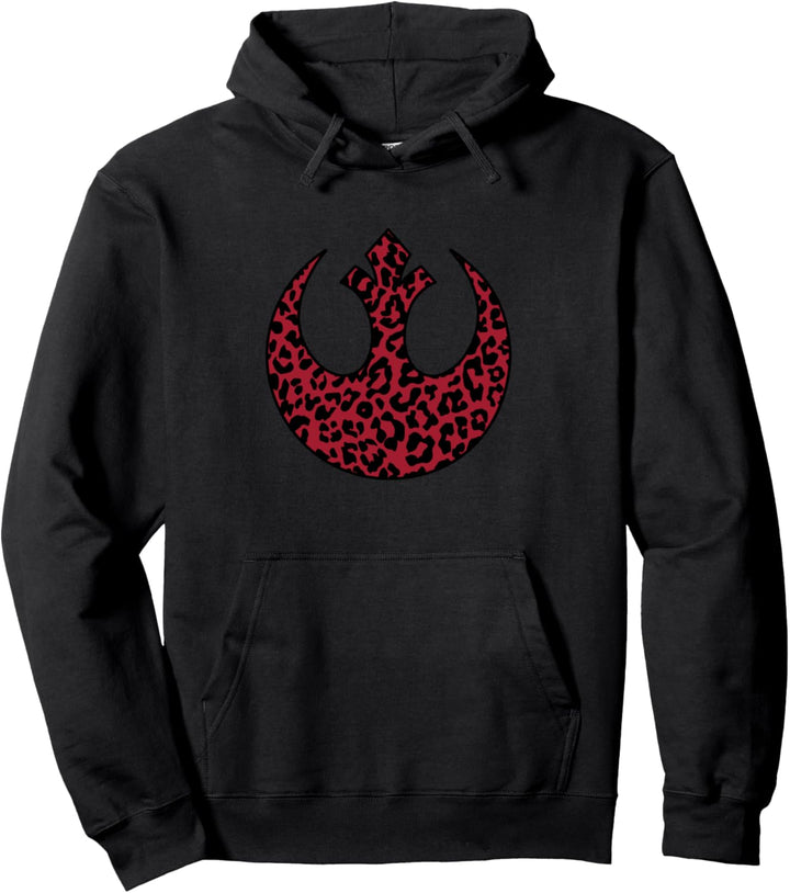 Star Wars Rebellion Emblem Cheetah Print Fill Pullover Hoodie