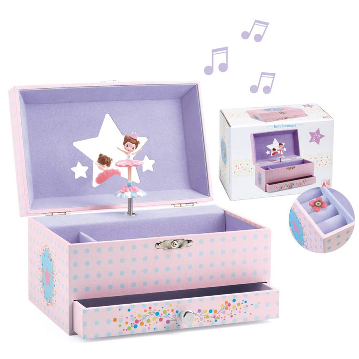 Djeco B019EBZHD0 Spieluhr, Rosa