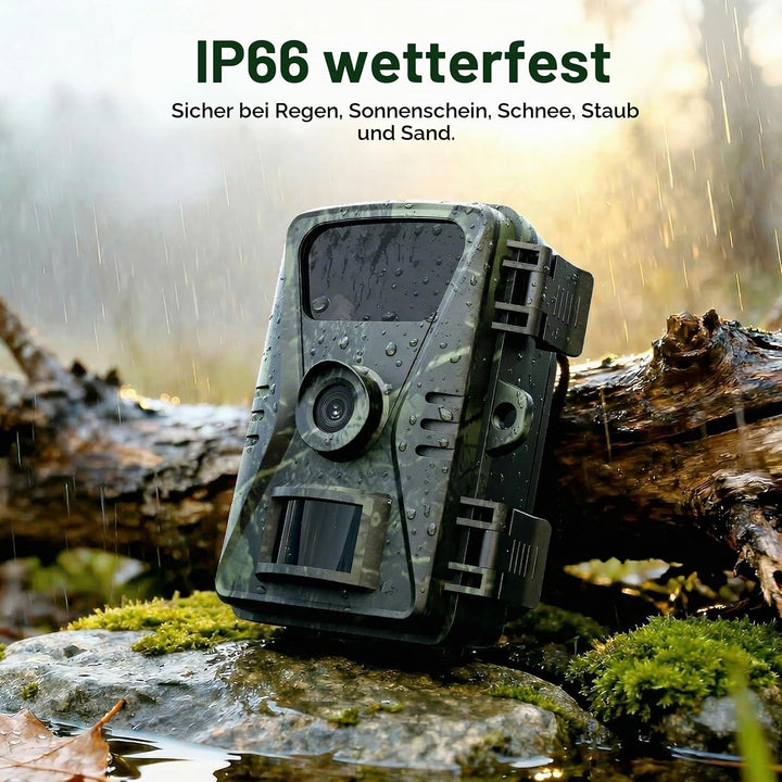 Trail-Kamera, 2026 Neues Upgrade 36MP 2K 0.1S Trigger Motion Activated, Game Camera with Night Visio