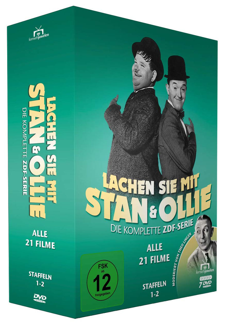 Lachen Sie mit Stan &amp; Ollie (7 DVDs) - Die ZDF-Gesamtedition (Alle 21 Filme) (Fernsehjuwelen), DVD