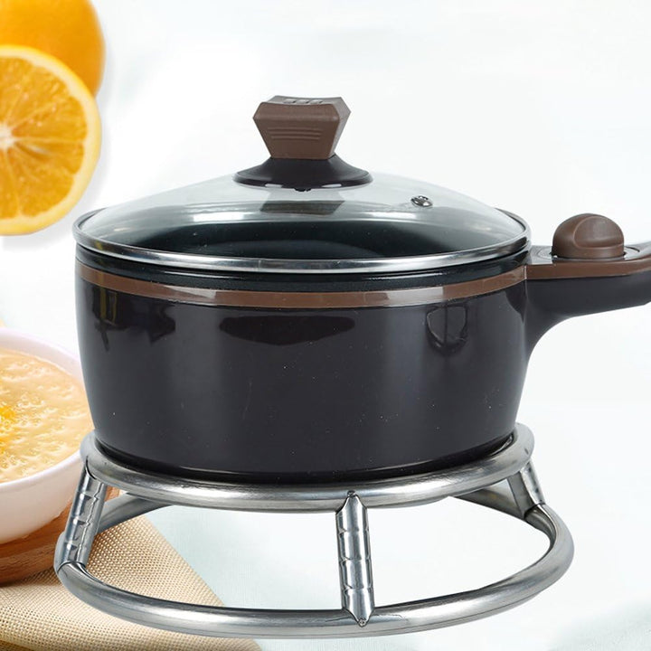 Edelstahl Wok Rack Wok Stehen Runde Regal Kochgeschirr Ring Für Topf Gas Herd Braten Pan