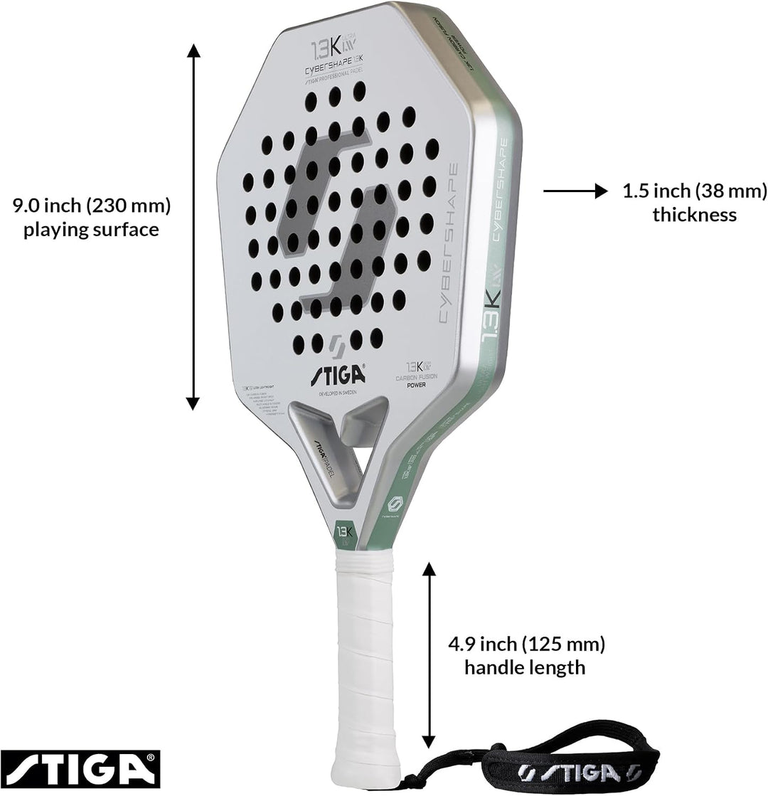 STIGA Padelschläger 1.3K Ultra Light Weight Cybershape