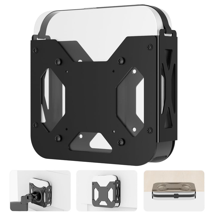 Yaotieci Metall Halterung für Mac Mini M1 / M2 / M2 Pro 2011-2023, Untertisch- &amp; Wandhalterung, VESA